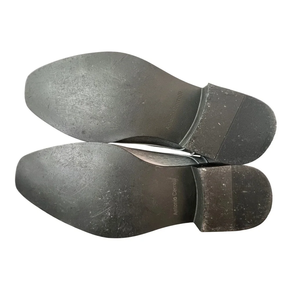 Antonio Cerrelli Mens Gray Ombre Wood Grain Cap Toe Derby Shoes 6782 Size‎ 10